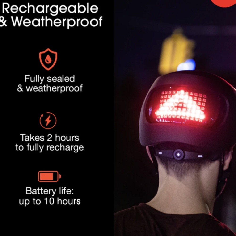 LUMOS Matrix Bike Helmet Light Up Programmable